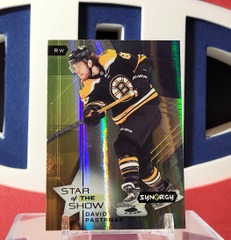 David Pastrnak 2021-22 - Star Of The Show Synergy Upper Deck
